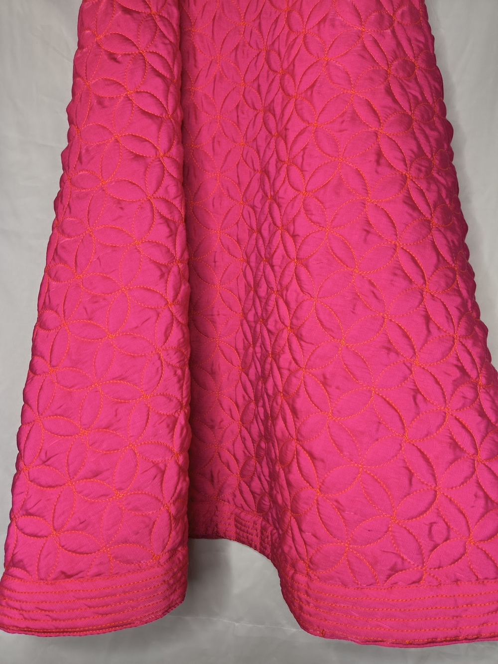 Maeve Hot Pink Quilted A-Line Sundress - Picture 2 of 10